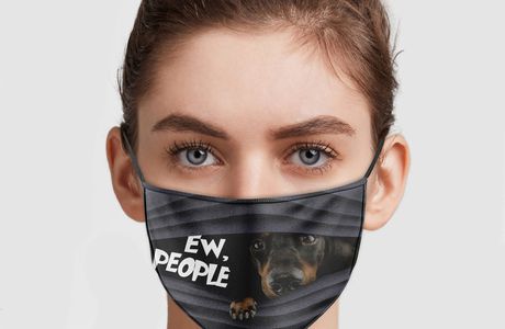 Dachshund Ew People Face Mask