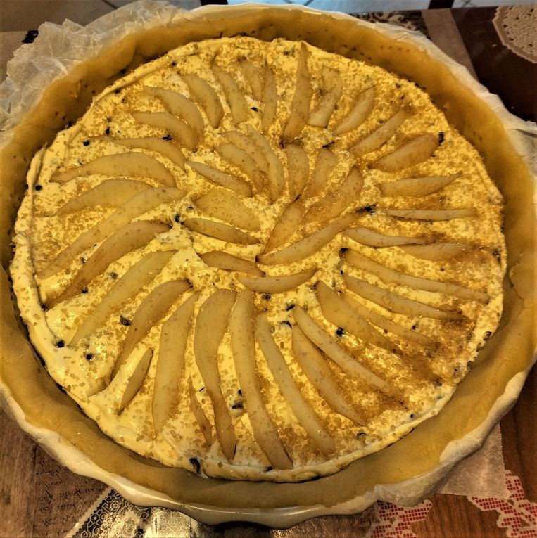 Crostata di pere e mascarpone