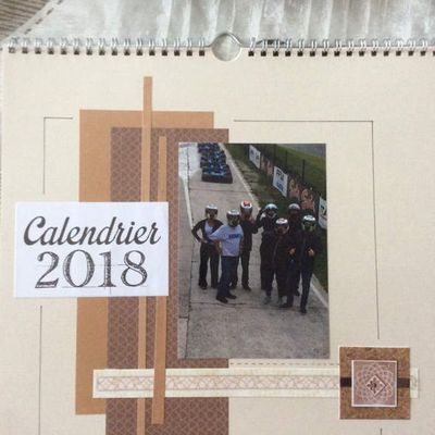 Calendrier scrapbooking