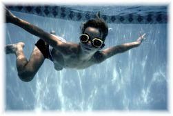 Cours de natation à la piscine de Nogent