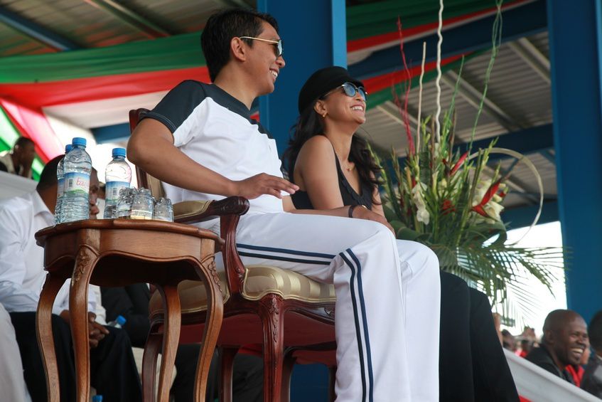 Inauguration du Kianja (Stade) Makis de Madagascar, à Andohatapenaka, par le Président Andry Rajoelina. 3ème partie. Photos: Harilala Randrianarison