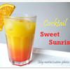 Recette cocktail "Sweet Sunrise" sans alcool