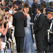 Aishwarya Rai entourée de ses gentlemen au Festival de Cannes 2010