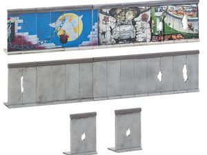 Berlin Mauerfall : Un diorama à l'échelle HO  pour offrir à MMmes.  Mélenchon , Larrère , de Cock et Offenstadt . 
