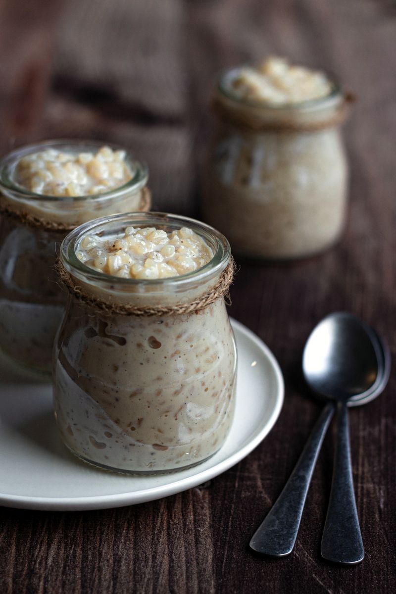 Riz Au Lait A La Vanille Amandine Cooking