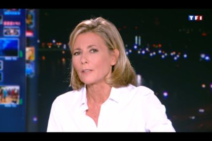 [2012 10 21] CLAIRE CHAZAL - TF1 - LE 20H @20H00