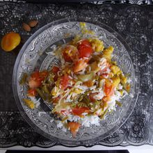 Repas complet et coloré "fonds de placard"