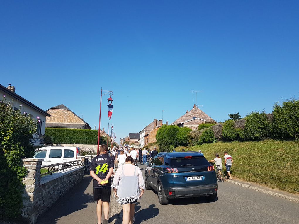 Marsoulas - Tavaux/Pontséricourt - Passage de drapeau de la Résistance