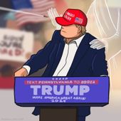 La prophétie de l'oreille écorchée de #Trump ! et Toujours intéressant d'écouter les analyses d' @Alexis_Cossette de Radio-Québec 🙂 - MOINS de BIENS PLUS de LIENS
