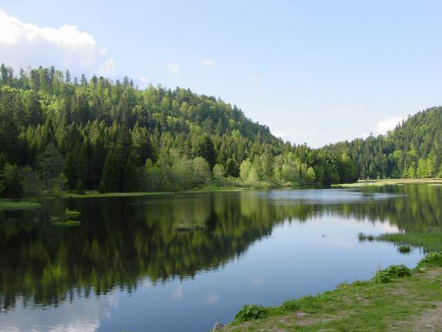 <P><FONT color=#ff0000><STRONG>petit lac&nbsp; entre GERARDMER</STRONG></FONT></P>
<P><FONT color=#ff0000><STRONG>et LA BRESSE</STRONG></FONT></P>