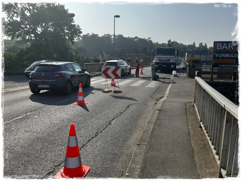 Sur le Pont  circulation alternée