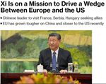 Xi Jinping veut séparer l'Europe et les États-Unis