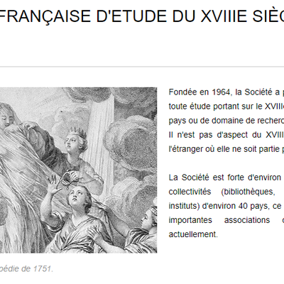  Société Française d’Étude du Dix-Huitième Siècle