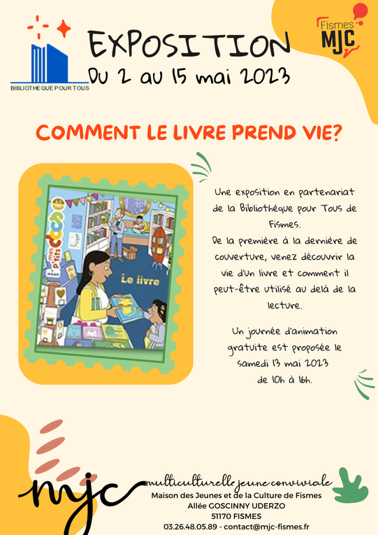 N'hésitez pas à venir découvrir cette exposition en visite libre ou bien inscrivez-vous aux différents ateliers du samedi 13 mai