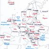 Corrigé de la carte des Etats et capitales d'Europe