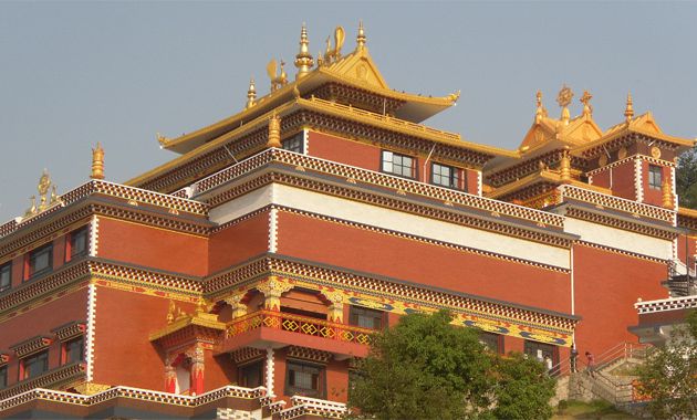 Stupa sacrée du Monastère Namo Buddha