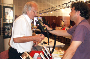 Paul Blanqué au salon du livre de Parentis-en-Born