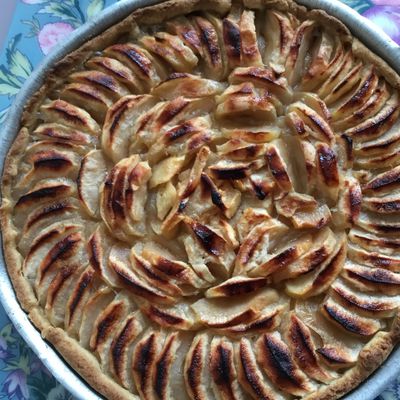 Tarte aux pommes la première de la saison