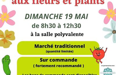 CPE : 19 Mai - MARCHE AUX FLEURS ET AUX PLANTS 