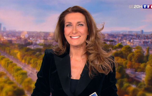 Anne-Claire Coudray Le 20H TF1 le 17.04.2021