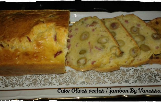 Cake olives vertes / jambon