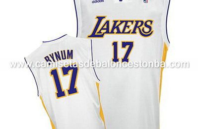 camiseta los angeles lakers #17 blanca