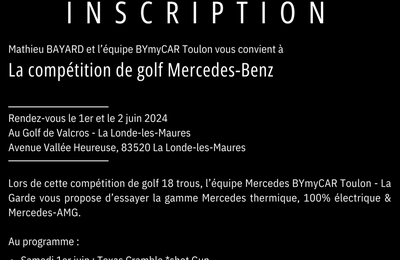Inscriptions ouvertes pour la coupe Mercedes ByMyCar des samedi 1er et dimanche 2 juin 2024