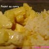 Aiguilletes de poulet curry - coco