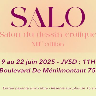 SALO 13 « Salon du dessin Érotique »