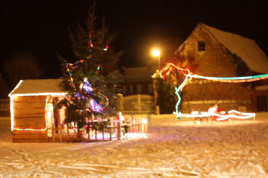 les décorations de noel de jour comme de nuit, une vraie féerie !!!