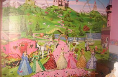 Chambre réalisée avec le "Fond Princesses"