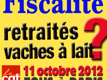 Jeudi 11 octobre 2012 - Manifestation des retraités à Paris