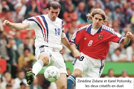 Championnat d'Europe des nations 1996 en Angleterre, Demi-finales: France - République Tchèque
