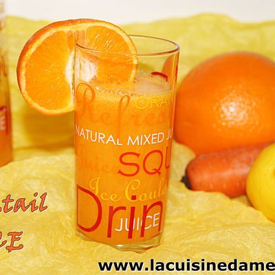 Cocktail ACE (orange, carotte, citron)