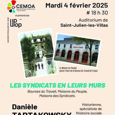 LES SYNDICATS EN LEURS MURS