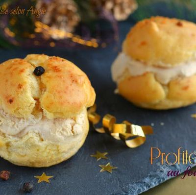 Profiteroles au foie gras