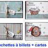 Pochettes à billets + Cartes