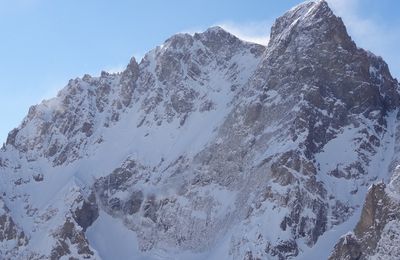 Pente Centrale du Pelvoux à ski