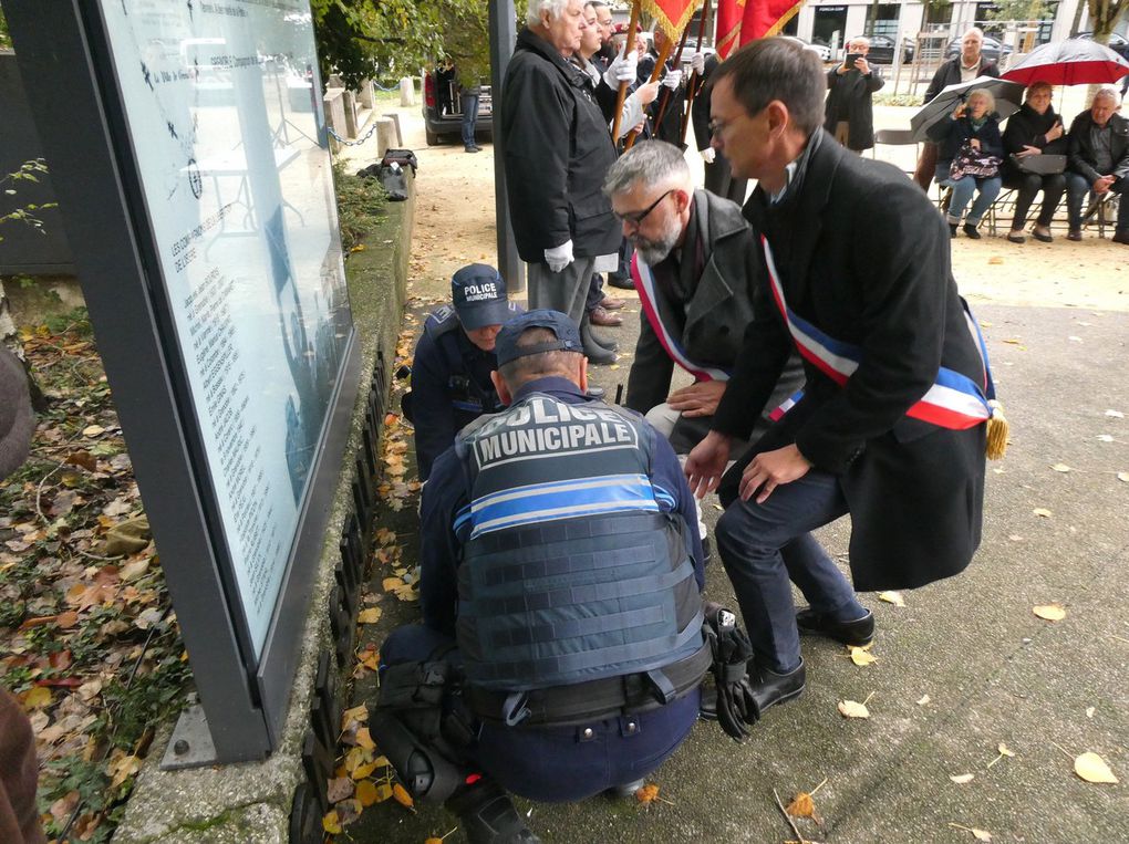 Grenoble: 79e anniversaire de la remise de la Croix de la Libération à Grenoble, le 5 novembre 2023