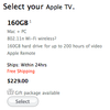 Un Apple Tv à 160Gb et moins cher