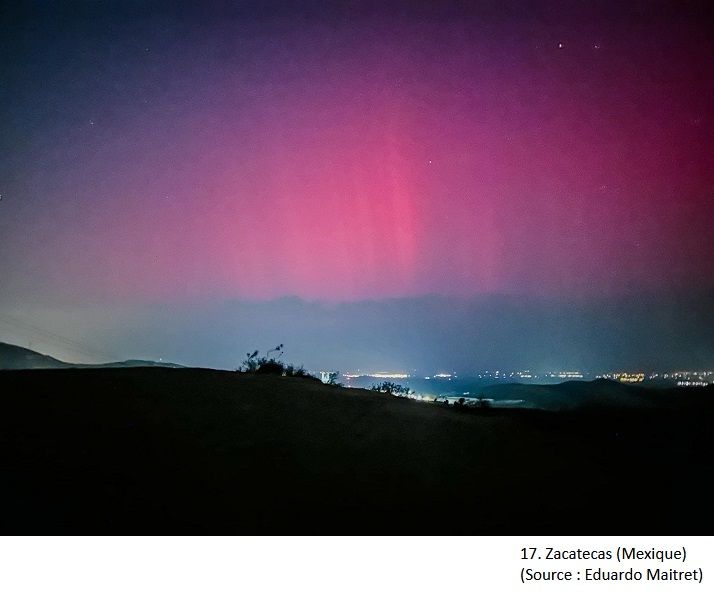 Science beauté aurores boréales France