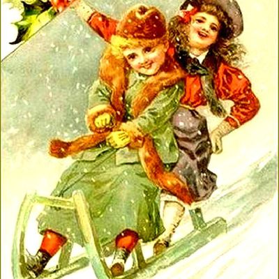 cartes anciennes Joyeux Noël