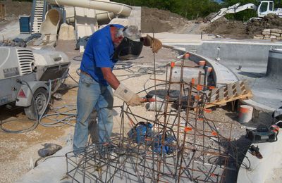 Réalisation de structures pour faux-rochers