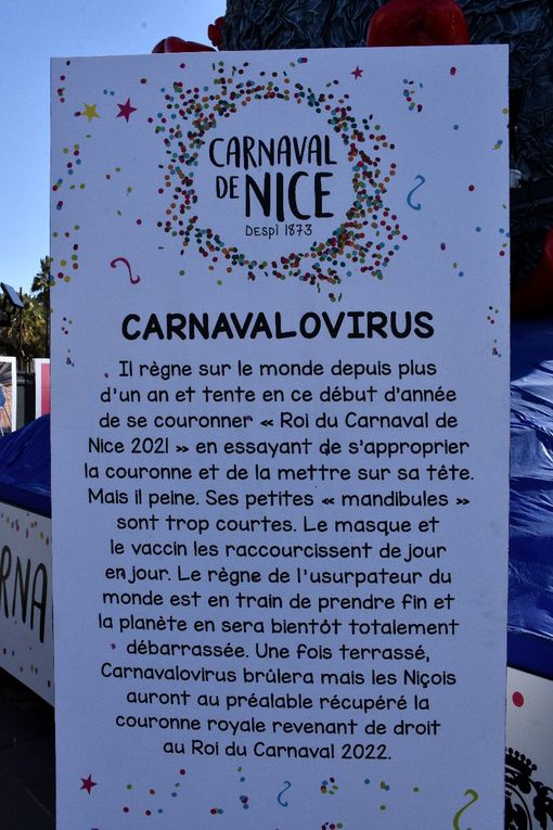 CARNAVALOVIRUS SUR LA PLUS BELLE AVENUE DU MONDE
