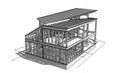Auto-construction bioclimatique d'une maison bois en Eure-et-Loir