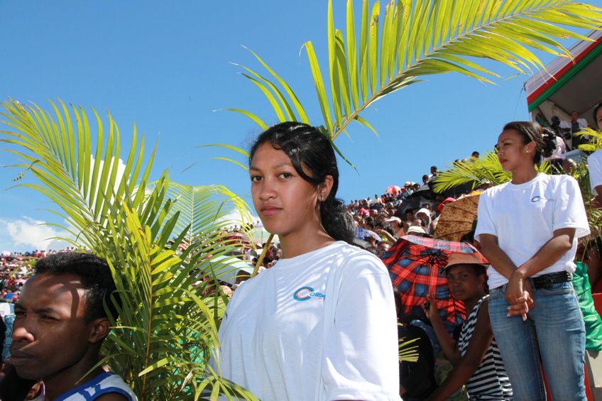 Dans le cadre du IIè anniversaire de la IVèRépublique, le couple présidentiel, Andry et Mialy Rajoelina, a inauguré le «Coliseum de Madagascar» sis à Antsonjombe. 5è partie. Photos: Harilala Randrianarison