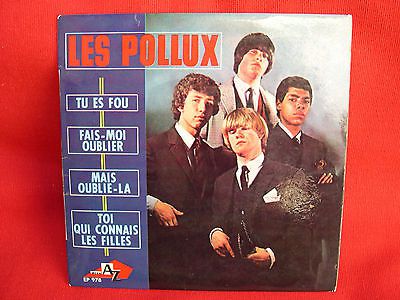 les pollux, un quatuor français des années 1960, un disque unique mouvance british beat digne de ronnie bird