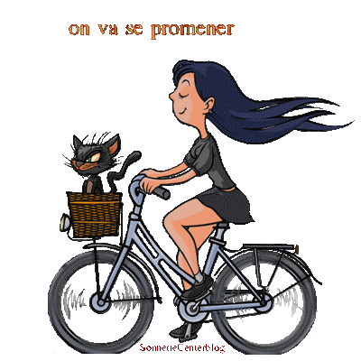 Dessin sanguin Ballade à vélo 