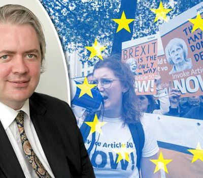 It’s the EU facing economic disaster NOT Brexit Britain, argues LEO MCKINSTRY