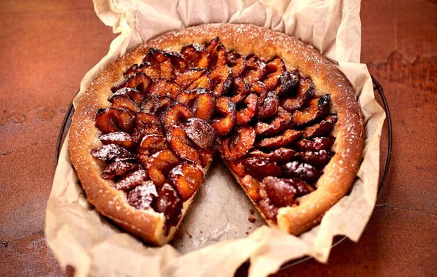 Comment faire une tarte aux prunes jaunes